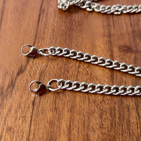 Patriotic Lip Beaded Clutch Handbag /Crossbody Bag Purse Chain Shoulder Strap - Picture 6 of 6